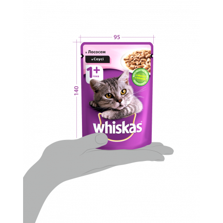  UA Whiskas®. З домашньою птицею в соусі. Повнораціоннийконсервований корм для кошенят віком від 2 до 12 місяців.